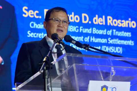 PagIBIG Fund Chairman Sec. Eduardo Del Rosario