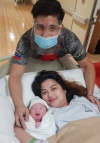 Rodjun Cruz, Dianne Medina and baby Rodolfo Joaquin Diego III