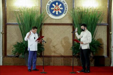 Rodrigo Duterte and Lord Allan Velasco