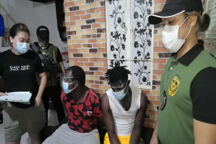 Arrested Nigerian