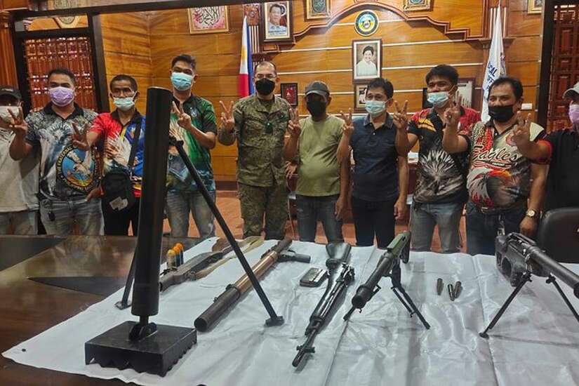 North Cotabato High Powered Firearms