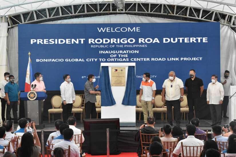 Inauguration of BGC-Ortigas Road Link Project