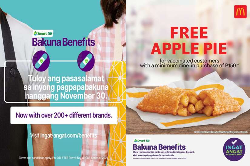 Free McDonald Apple Pie for Vaccinated Customers