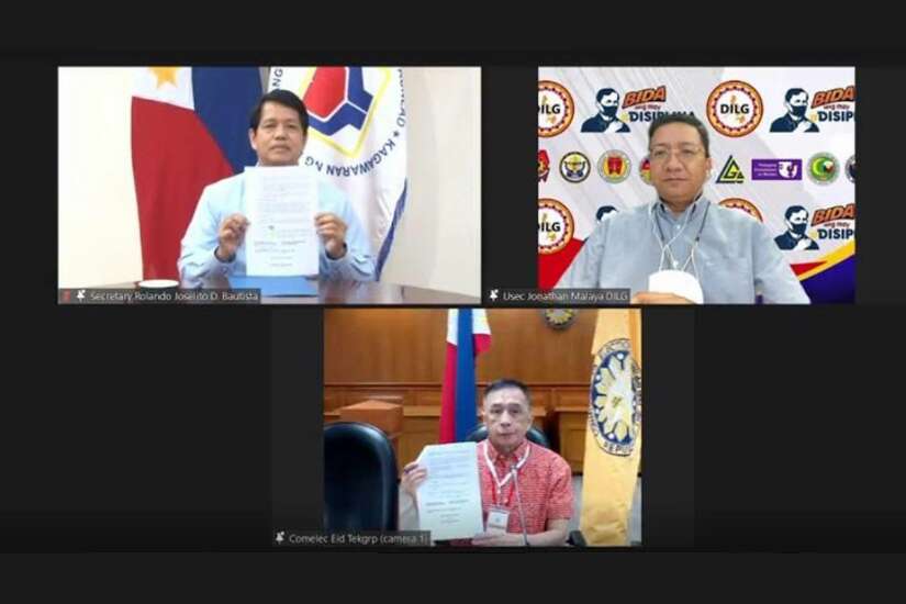 DSWD DILG COMELEC MoA Signing
