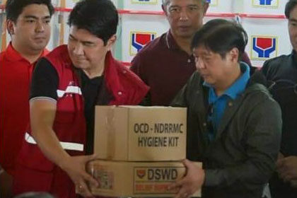 PBBM and DSWD in Cavite