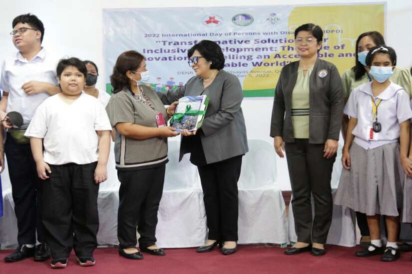 DENR Braille materials to SPED schools