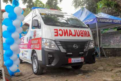 Turnover of new ambulance