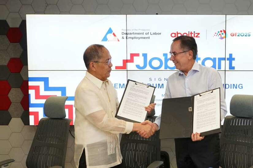 DOLE and Aboitiz MOA signing JobStart Philippines