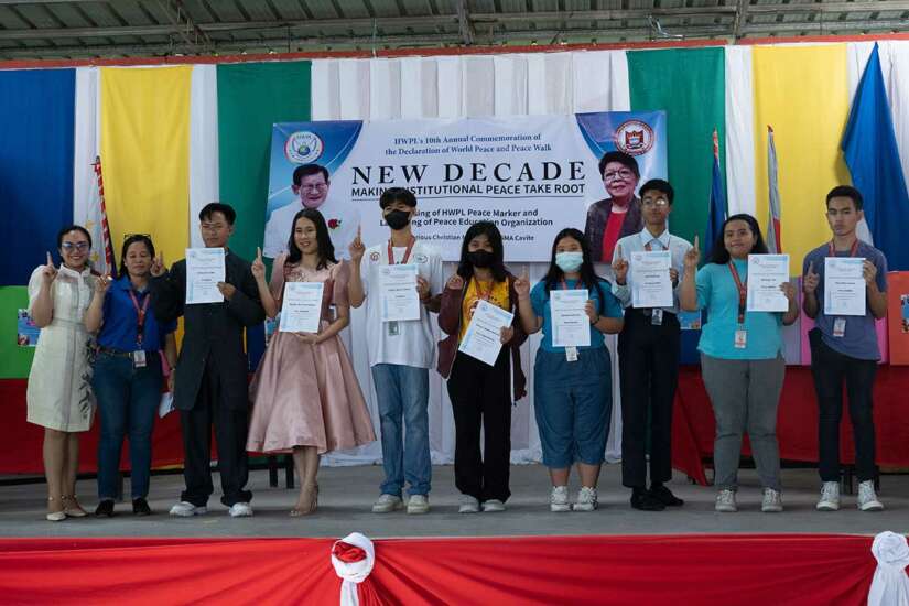 Launching of Peace Education Organization in VCM