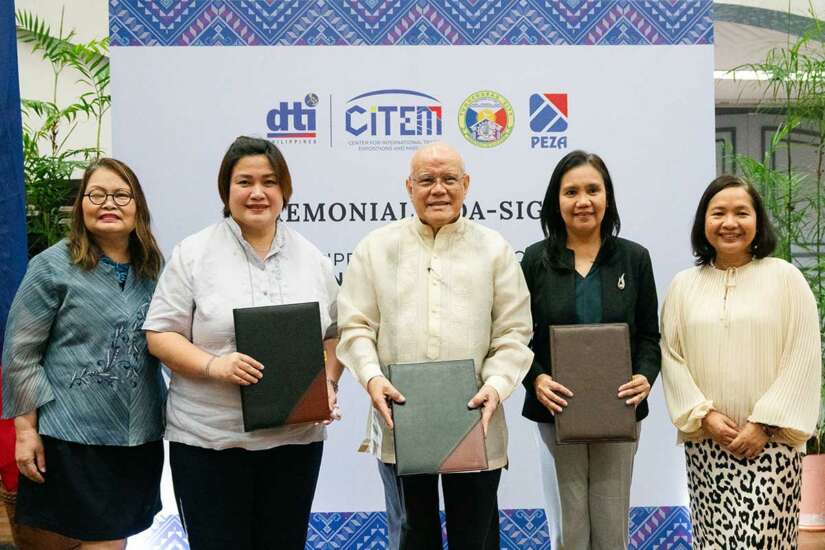 CITEM and PEZA Ceremonial MOA Signing