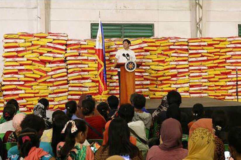 Rice distribution