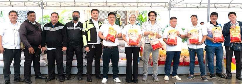 Distribution of rice bags to MTPB