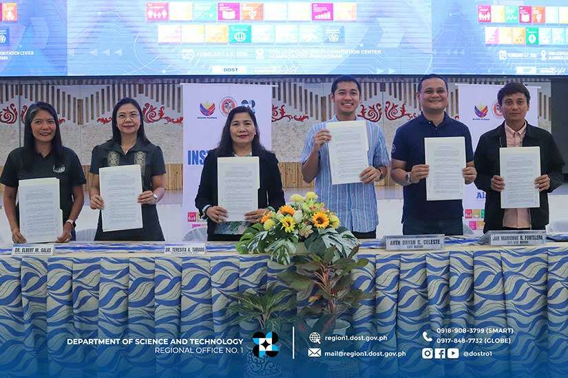 DOST 1 MOU with Alaminos LGU