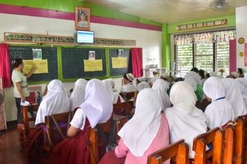 Demo teaching at Lugay-Lugay Central School