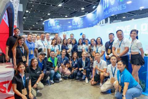 Philippine delegation at the Asia Dive Expo