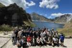 Program participants at Mt. Pinatubo
