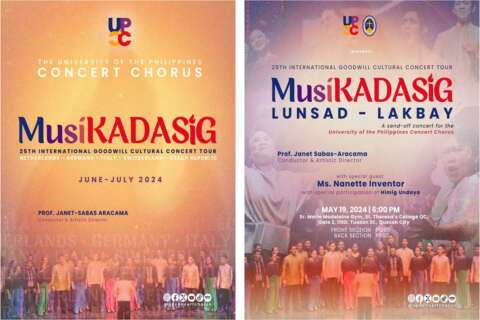 UP Concert Chorus tour